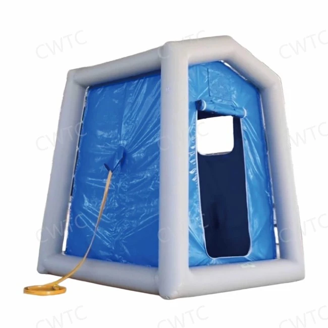 Inflatable HazMat tent
